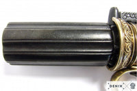 Pepperbox Revolver Flintlock Pistol Denix G5071 — Non-Functional Antique Display Replica