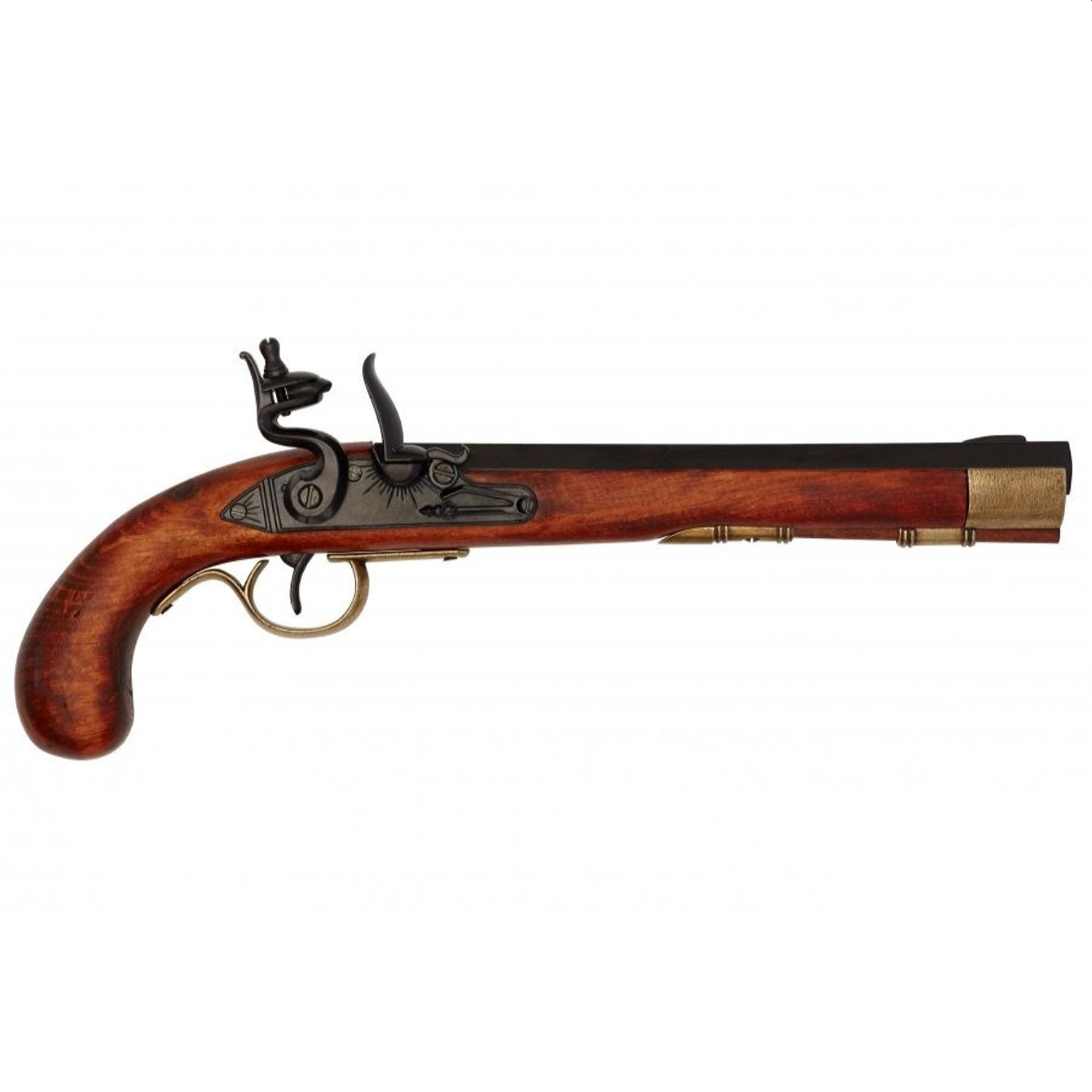 Kentucky Flintlock pistol, USA 19th Century Denix Replica G1136/L