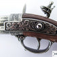 Revolving 2 barrel flintlock pistol France 18th. Century Denix Replica G1308