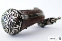 Revolving 2 barrel flintlock pistol France 18th. Century Denix Replica G1308