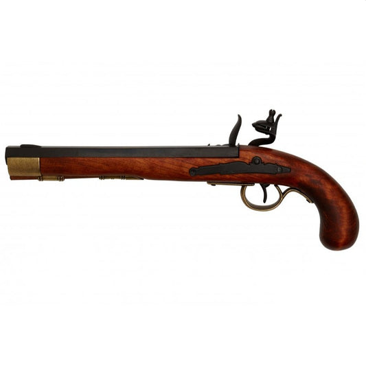 Kentucky Flintlock pistol, USA 19th Century Denix Replica G1136/L