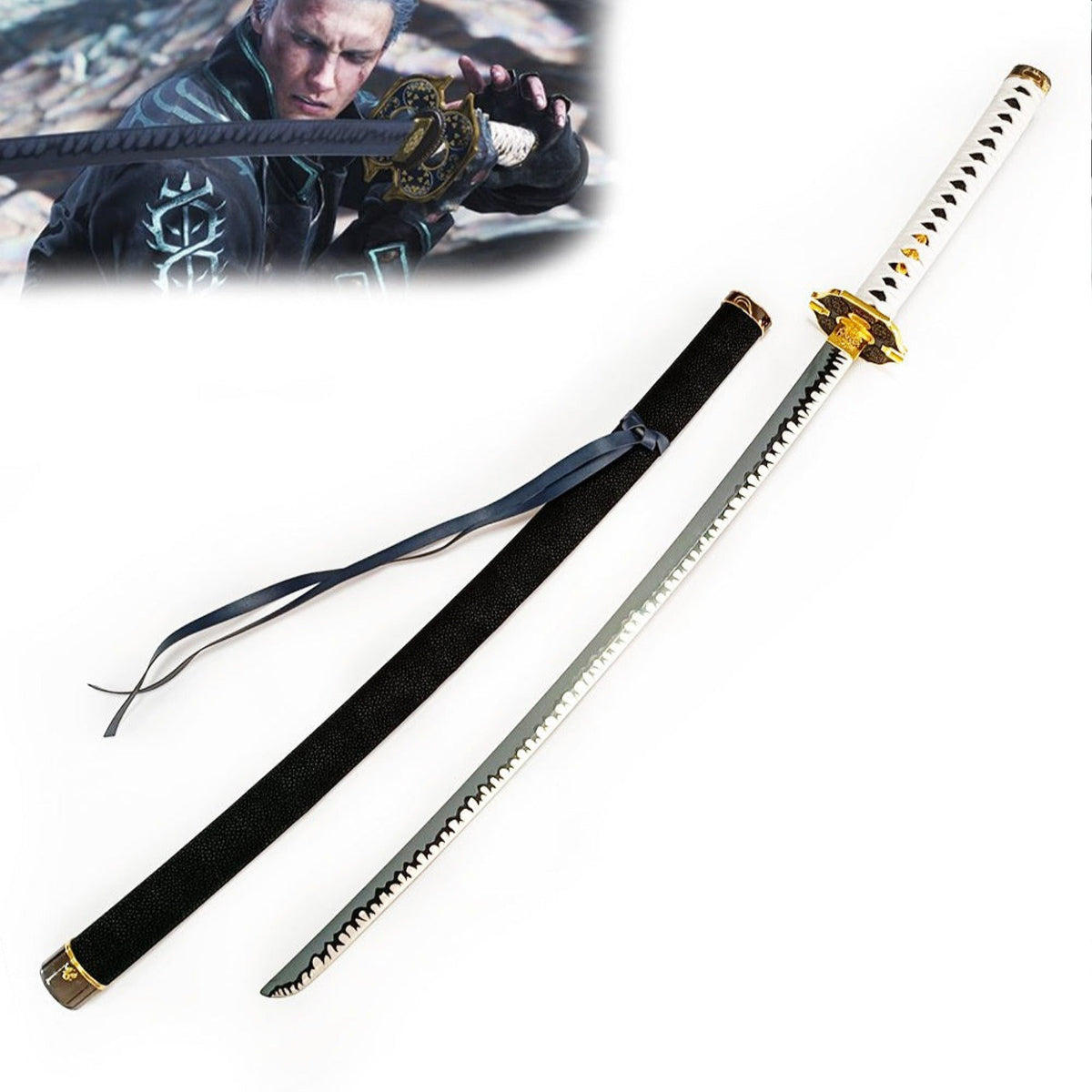 Devil May Cry 5 Katana of Vergil Yamato Metal Sword - NEXTLEVELUK