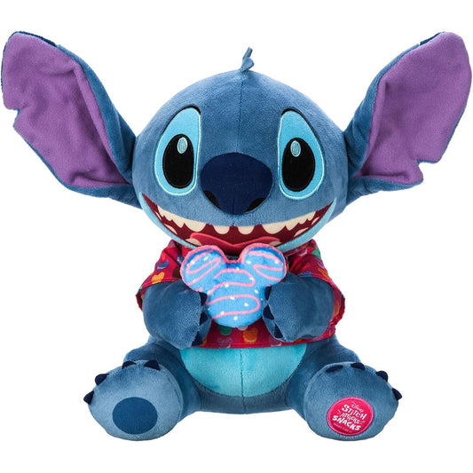 Disney Store Official Stitch Attacks Snacks Macaron Soft Toy - NEXTLEVELUK