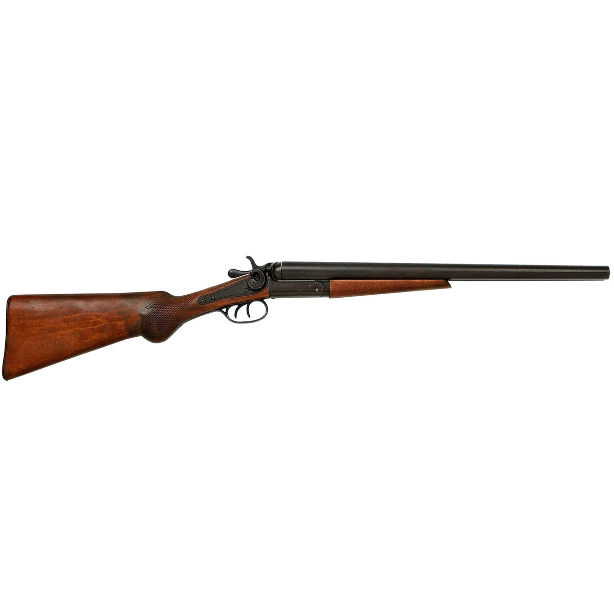 Denix G1115 1860 Double Barrel Antique Display Replica, Non Firing