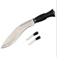 Kukri Large Dagger Metal Machete 3 Piece