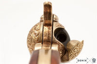 Engraved 1869 Colt With Wooden Handle Denix Replica G1280ML - NEXTLEVELUK