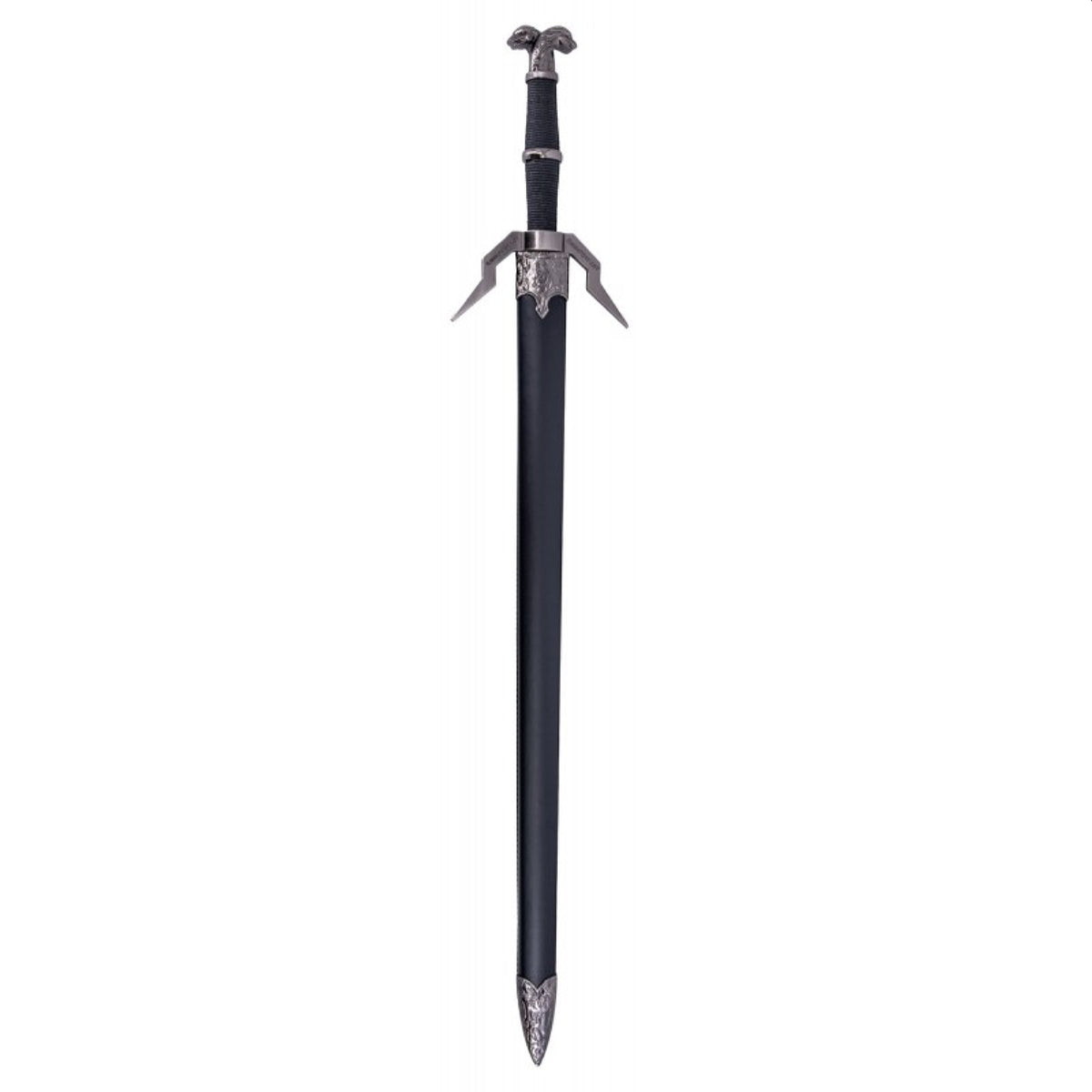 The Witcher 3 Geralt's Silver Medium Sword Diagonal Guard Metal Sword