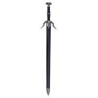 The Witcher 3 Geralt's Silver Medium Sword Diagonal Guard Metal Sword