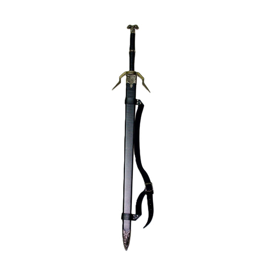 The Witcher 3 Geralt's Silver Sword Diagonal Guard Metal Sword