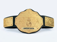 WWE Big Gold Heavyweight Championship Replica Title Wrestling Belt Undertaker 6MM Plate