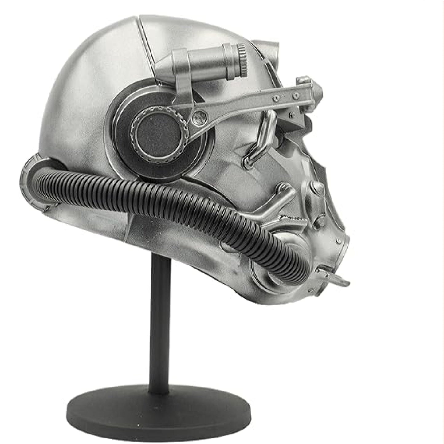 Fallout T - 60 Power Armor Silver Resin Cosplay Helmet - NEXTLEVELUK