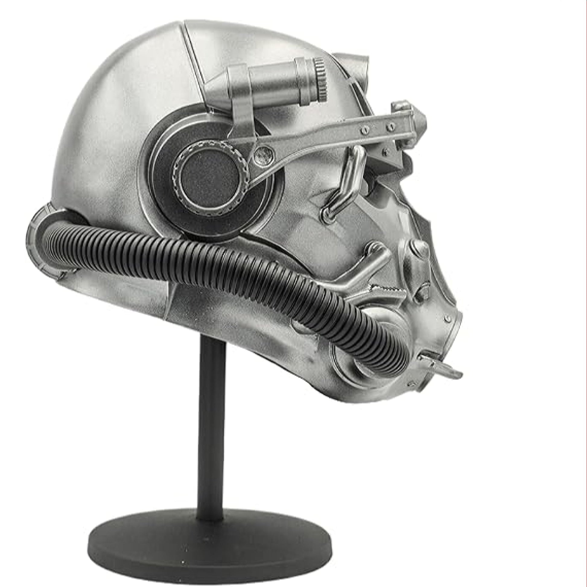 Fallout T - 60 Power Armor Silver Resin Cosplay Helmet - NEXTLEVELUK