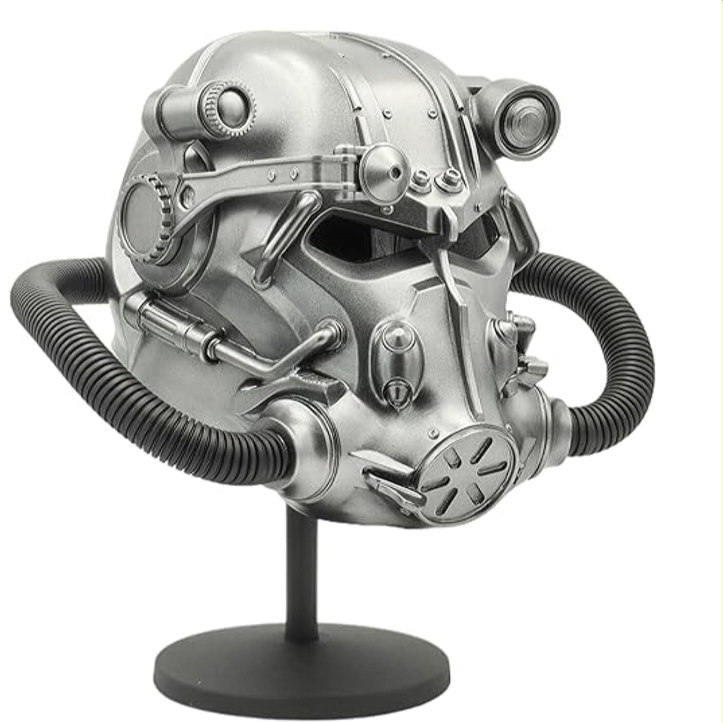 Fallout T - 60 Power Armor Silver Resin Cosplay Helmet - NEXTLEVELUK