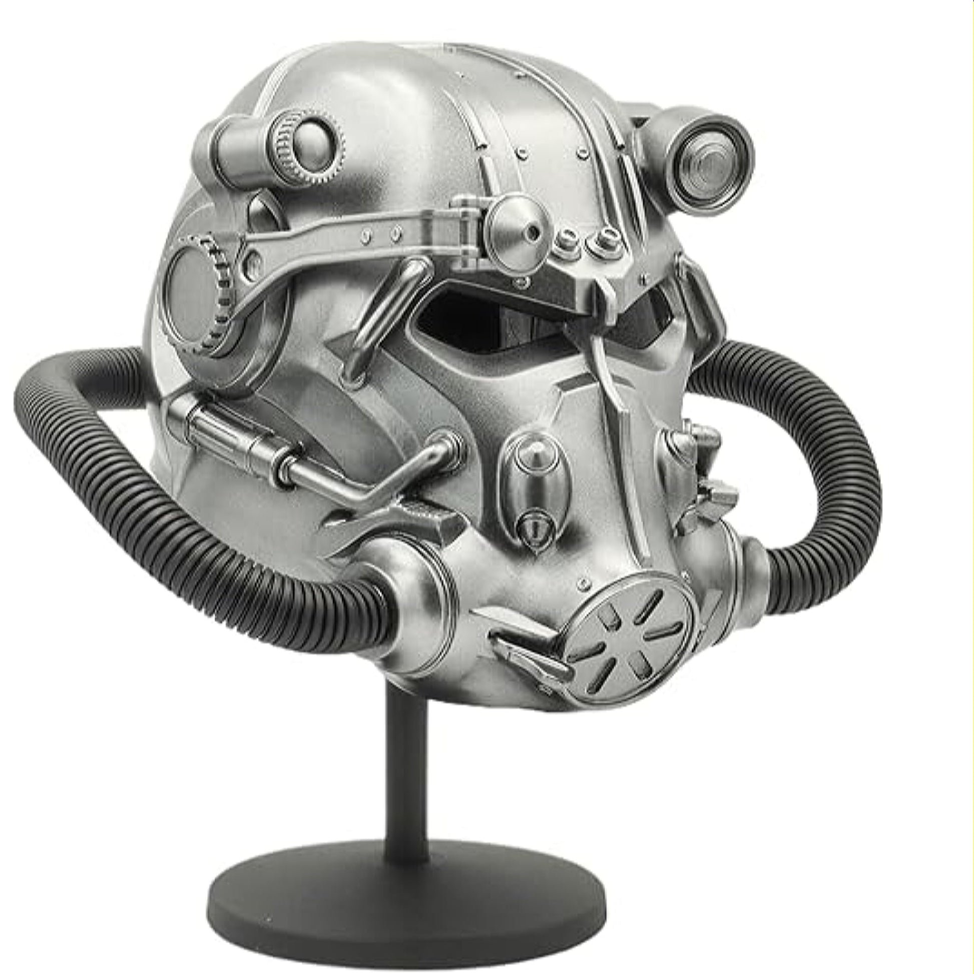 Fallout T - 60 Power Armor Silver Resin Cosplay Helmet - NEXTLEVELUK