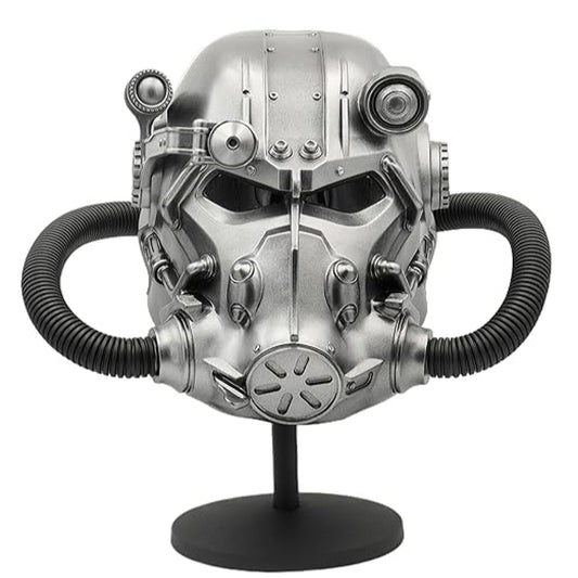 Fallout T-60 Power Armor Silver Resin Cosplay Helmet