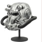 Fallout T - 60 Power Armor Silver Resin Cosplay Helmet - NEXTLEVELUK