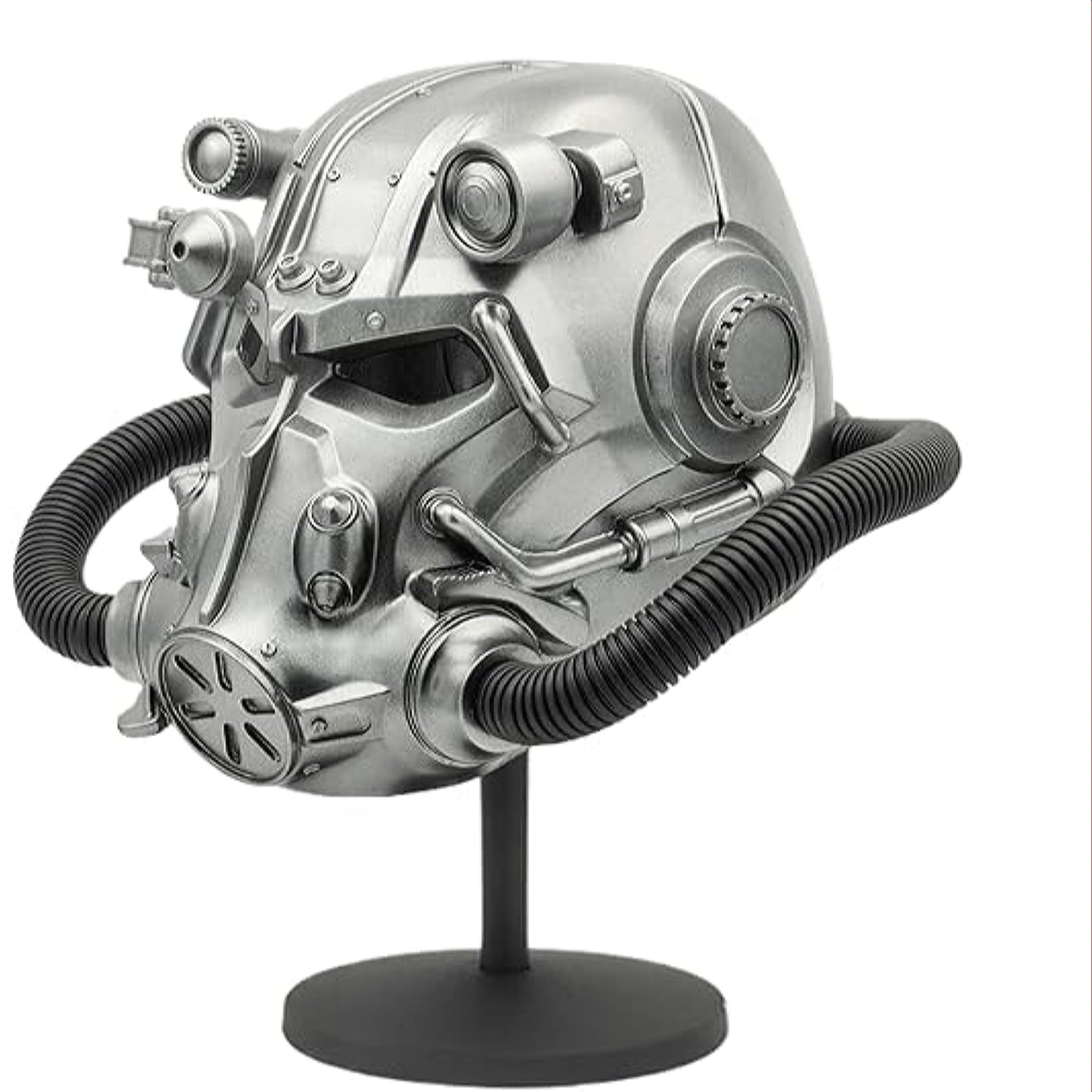 Fallout T - 60 Power Armor Silver Resin Cosplay Helmet - NEXTLEVELUK