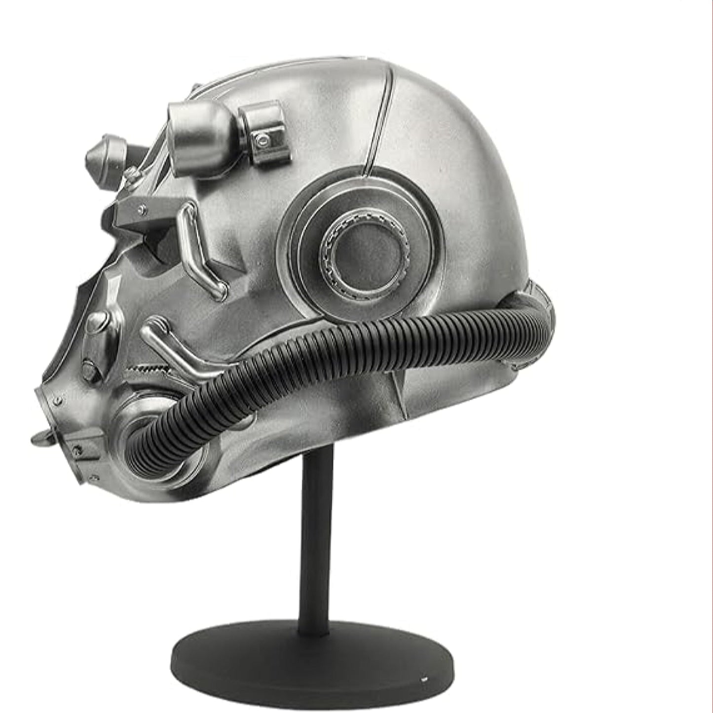Fallout T - 60 Power Armor Silver Resin Cosplay Helmet - NEXTLEVELUK