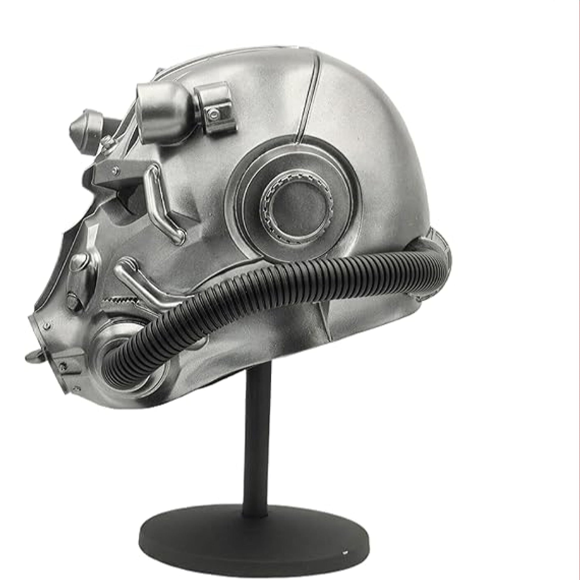 Fallout T - 60 Power Armor Silver Resin Cosplay Helmet - NEXTLEVELUK