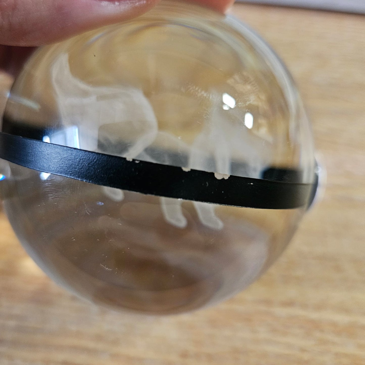 Pokemon 3D Crystal Ball Pokeball Flareon Night Light 8cm XL Size DAMAGED