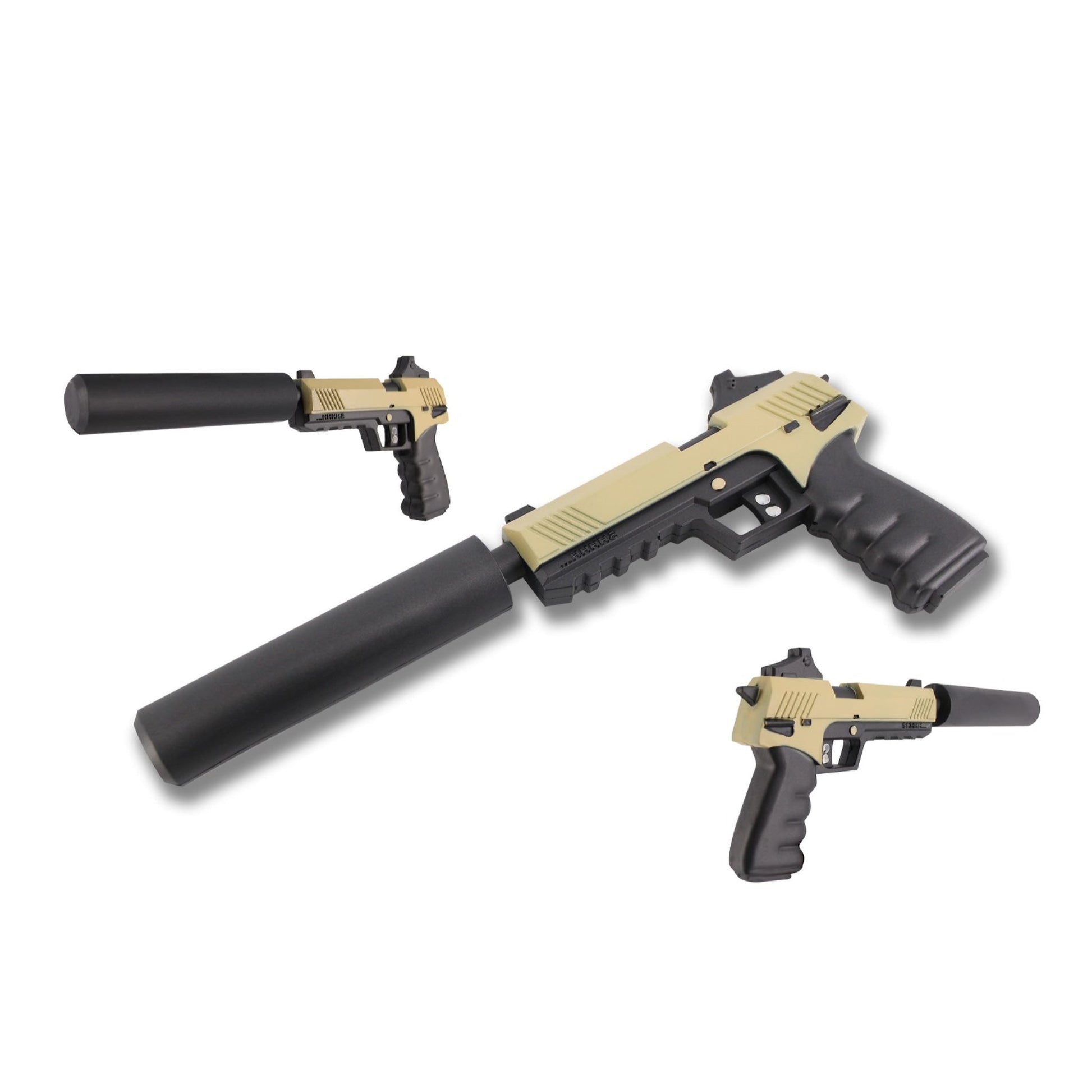 Fortnite Gun Suppressed Pistol Foam Replica - NEXTLEVELUK