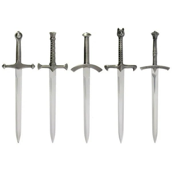 Game of Thrones House Set of 5 Letter Openers - NEXTLEVELUK
