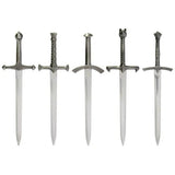 Game of Thrones House Set of 5 Metal Letter Openers
