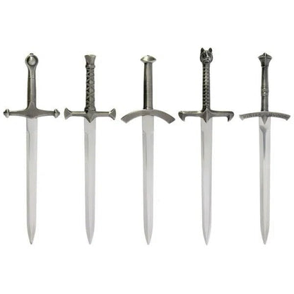 Game of Thrones House Set of 5 Letter Openers - NEXTLEVELUK