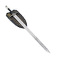 Game of Thrones Jon Snow Direwolf Metal Sword with Plaque - NEXTLEVELUK