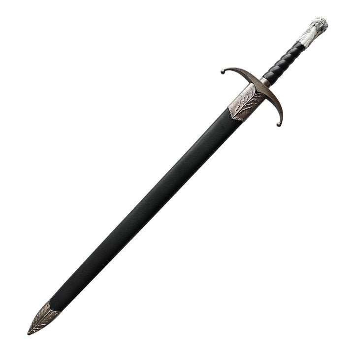 Defroth Sword Game of Thrones Jon Snow Direwolf Sword with Plaque & Sheath Exclusive ...