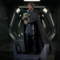 Gentle Giant Star Wars The Mandalorian Luke Skywalker And Grogu Premier Collection Statue - NEXTLEVELUK