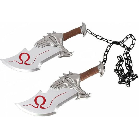 God of War Swords Kratos Blades of Chaos Foam 2 Pieces - NEXTLEVELUK