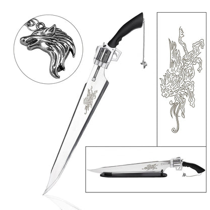 Final Fantasy VIII Squall Gunblade Metal Sword
