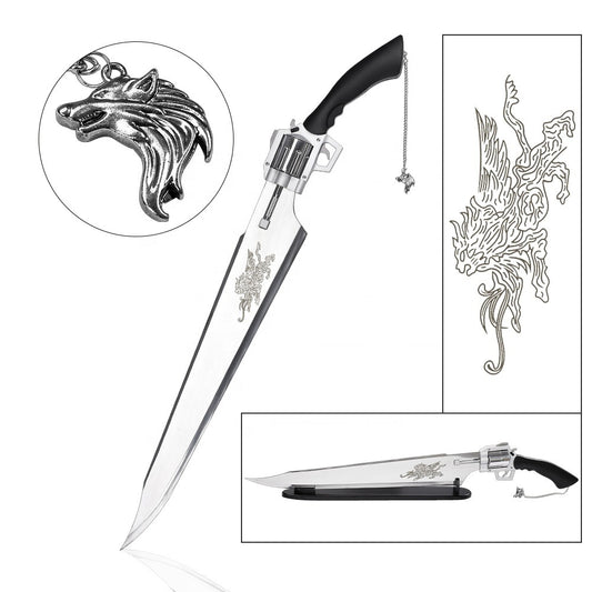 Final Fantasy VIII Squall Gunblade Metal Sword