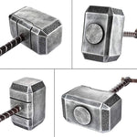 Marvel Resin Thor Hammer 'Mjolnir' 1:1 Replica with Rock Base