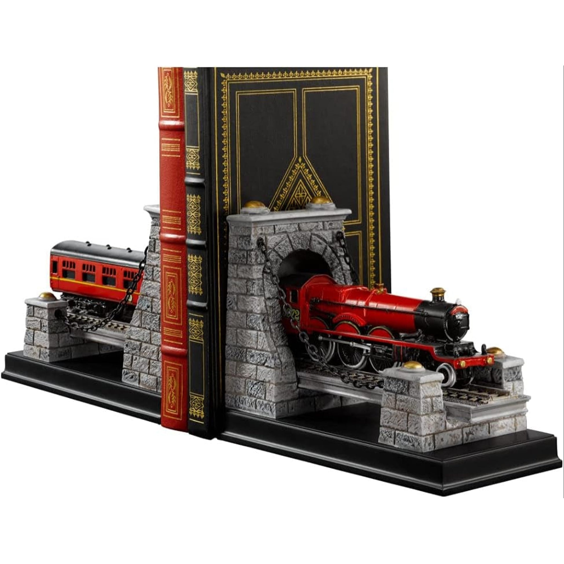 Harry Potter Hogwarts Express Bookends Set The Noble Collection NN7362 - NEXTLEVELUK