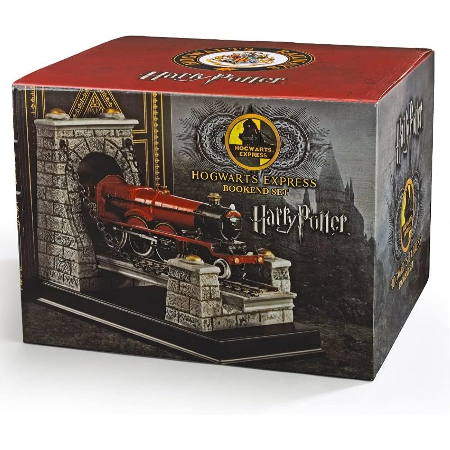 Harry Potter Hogwarts Express Bookends Set The Noble Collection NN7362 - NEXTLEVELUK