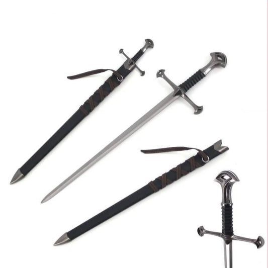 Lord of the Rings Anduril Short Metal Sword