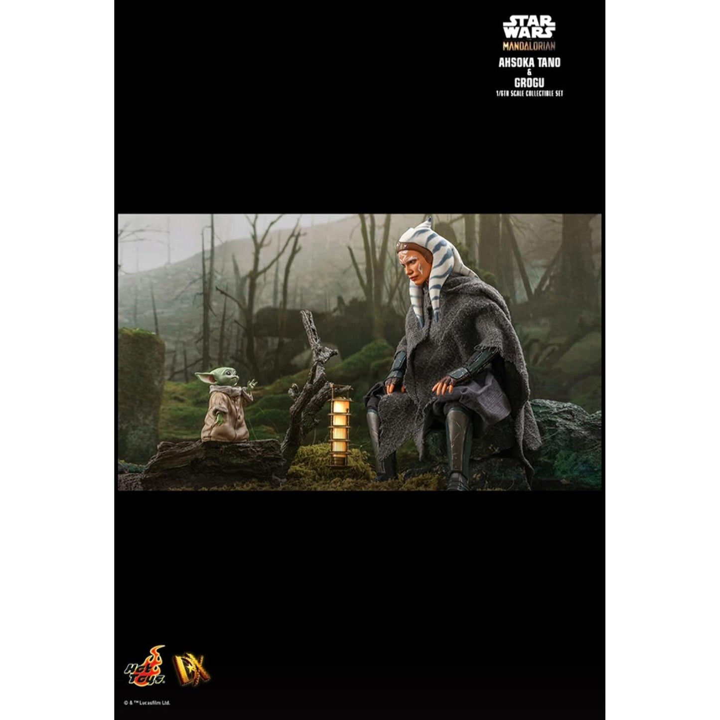 Hot Toys Star Wars The Mandalorian 2 - Pack 1/6 Ahsoka Tano & Grogu Action Figure - NEXTLEVELUK