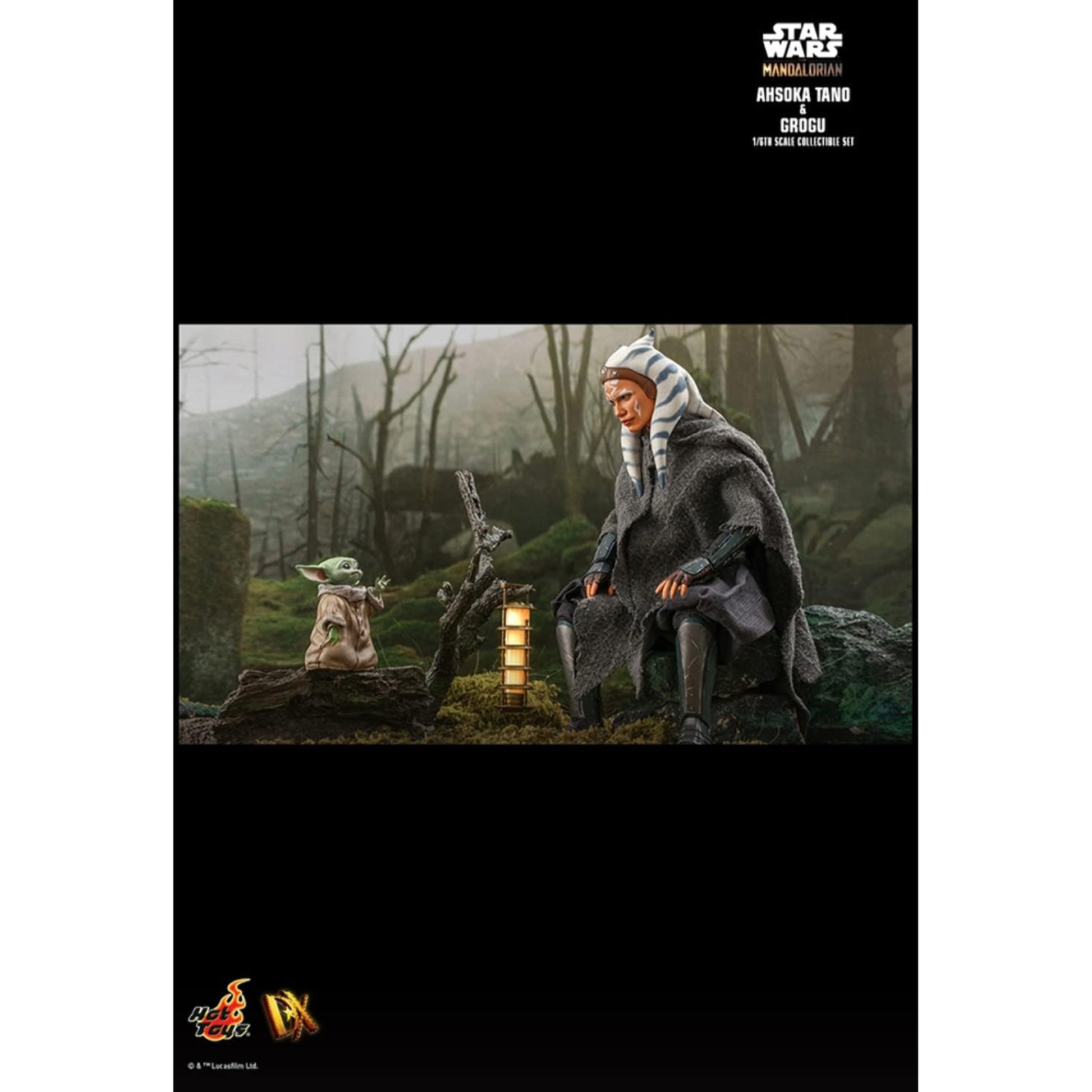 Hot Toys Star Wars The Mandalorian 2 - Pack 1/6 Ahsoka Tano & Grogu Action Figure - NEXTLEVELUK