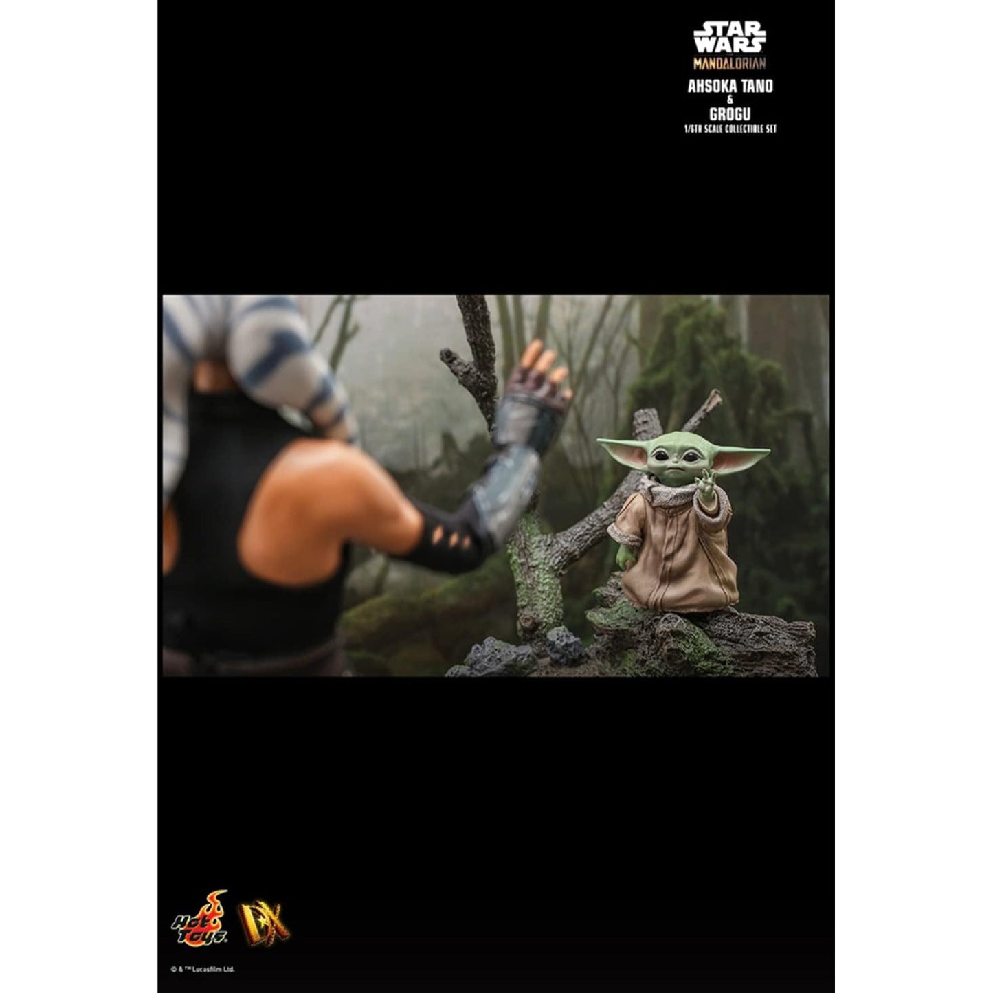 Hot Toys Star Wars The Mandalorian 2 - Pack 1/6 Ahsoka Tano & Grogu Action Figure - NEXTLEVELUK