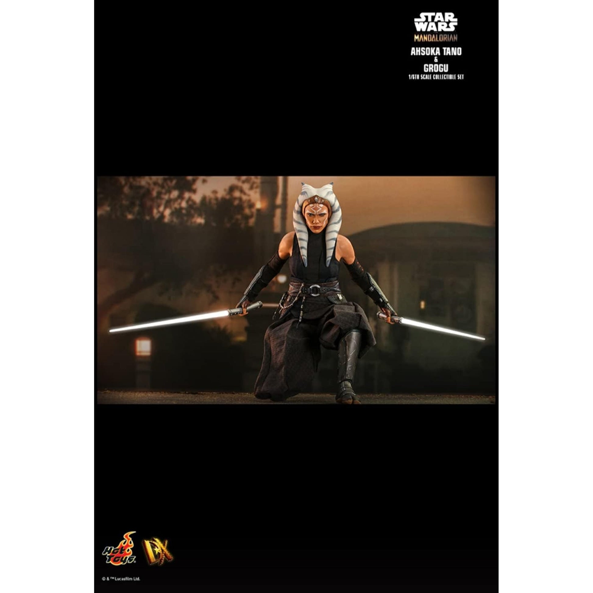 Hot Toys Star Wars The Mandalorian 2 - Pack 1/6 Ahsoka Tano & Grogu Action Figure - NEXTLEVELUK