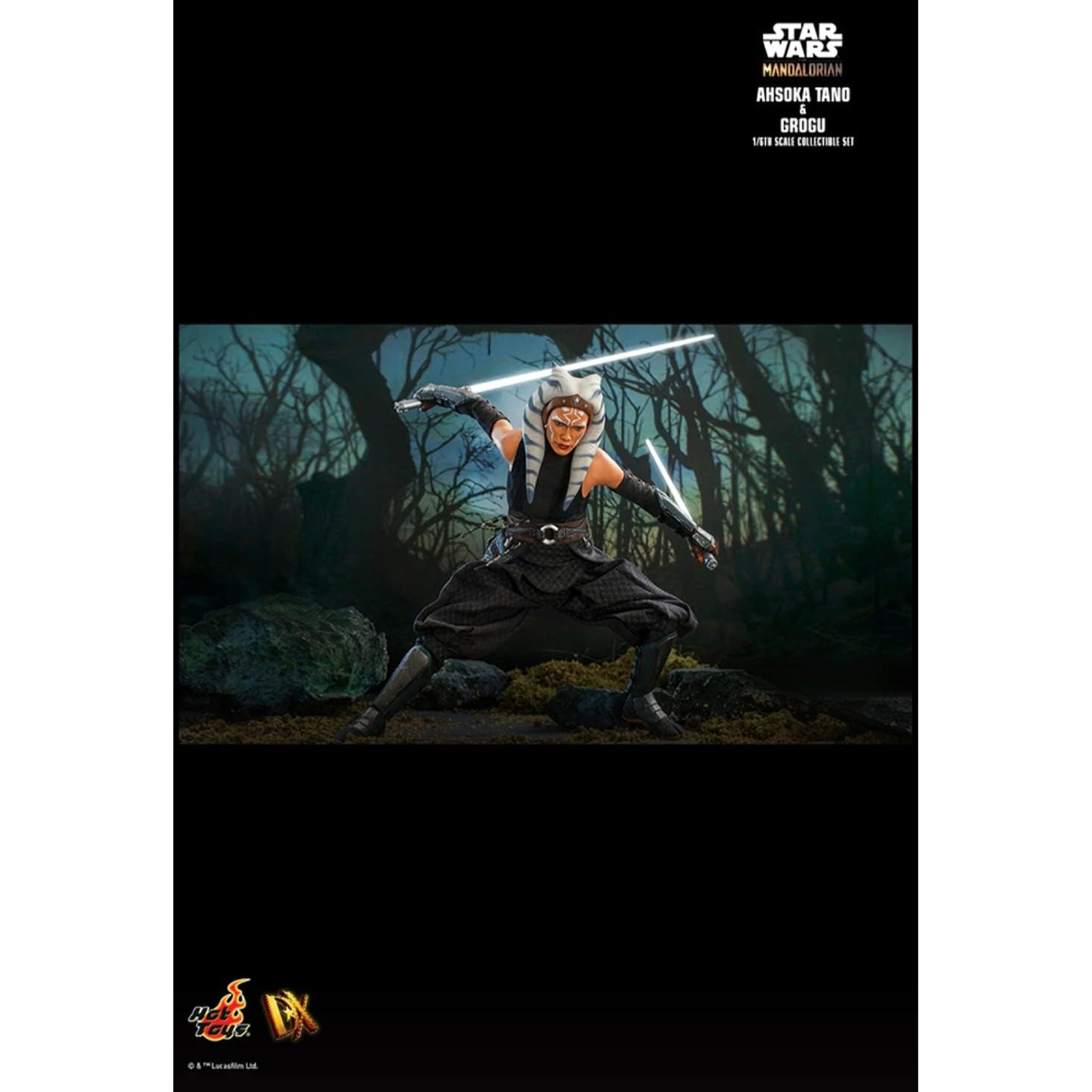 Hot Toys Star Wars The Mandalorian 2 - Pack 1/6 Ahsoka Tano & Grogu Action Figure - NEXTLEVELUK