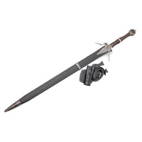 Witcher IV Ciri's Metal Sword with Back Scabbard & Sheath