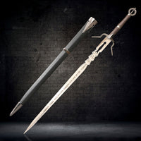 Witcher IV Ciri's Metal Sword with Back Scabbard & Sheath