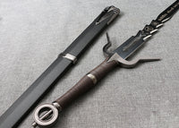 Witcher IV Ciri's Metal Sword with Back Scabbard & Sheath