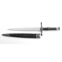 The Witcher III Steel Sword (Mace Bell Pommel)  15" Mini Sword Dagger