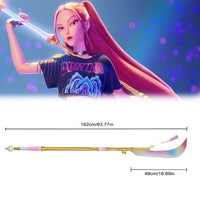 KPop Demon Hunters Mira Gok-do Curved Moon Metal Sword
