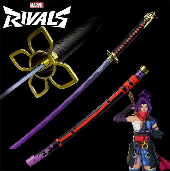 Marvel Rivals Psylocke Metal Katana Sword