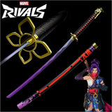 Marvel Rivals Psylocke Metal Katana Sword